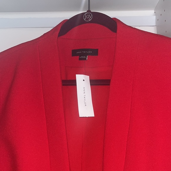 Ann Taylor Red Blazer size 10 - Picture 2 of 7